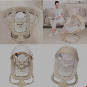 گهواره برقی ماستلا کرم 3in1