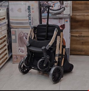 کالسکه چمدانی به همراه کاور سرما و ساک لوازم s2