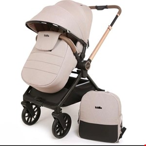 کالسکه کیدیلو مدل D900 دسته رو به مادرشو و چهار چرخ ۳۶۰ درجه