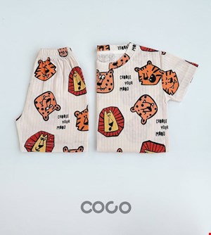 تیشرت شلوارک راحتی حیوانات coco