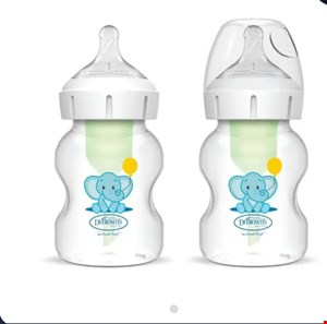 شیشه شیر انتی کولیک دکتر بروانDr.browns 150ml طرح فیل