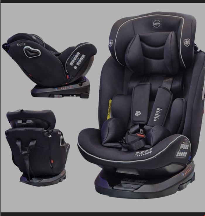 صندلی ماشین ۳۶۰ درجه کیدیلو مدل kidilo kbh311 مشکی 