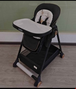 صندلی غذاخوری کیدیلو مشکی مدل kidilo kD808
