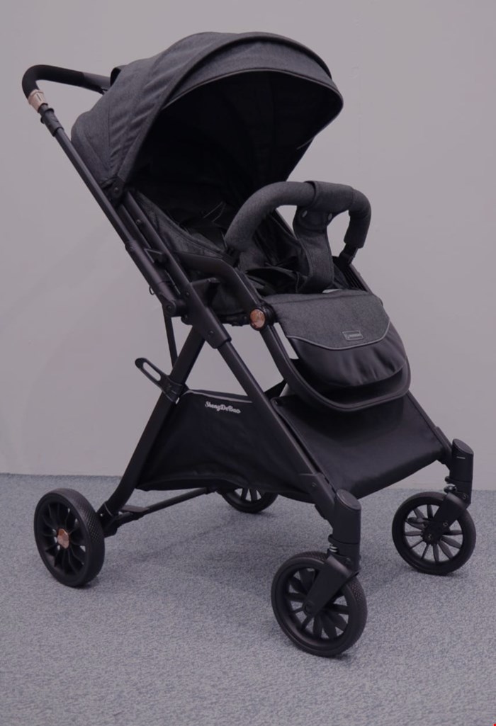 کالسکه مسافرتی دسته روبه مادر شو اس دی بی مدل sdb/T700 طوسی و ذغالی