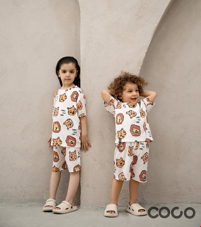 تیشرت شلوارک کبریتی حیوانات coco