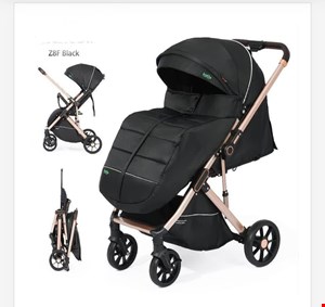 کالسکه کیدیلو دسته رو به مادرشو مدل kidilo z8f مشکی