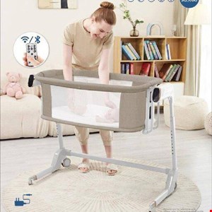 تخت و گهواره برقی کنار مادر کیدیلو مدل SG506G کرم با ضمانت اصالت کالا